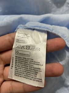 H&amp;M New Blue Off-Shoulder Top