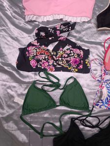 Bundle Of 7 Womens Imported Bikini Tops