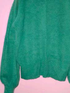 Green Wool Sweater