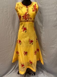 Yellow Ethnic Gowns Sets