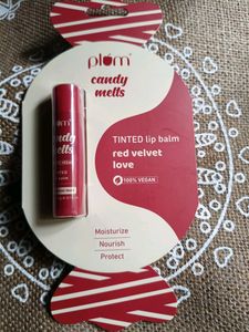 Plum Candy Melts Tinted Lip Balm Red Velvet Love