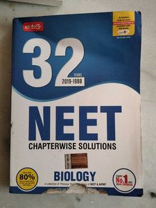 MTG 32 Years NEET Chapterwise Solutions (Biology,