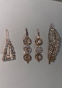 Sparkly Hair Clips (Set of 4)