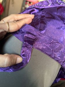 Vintage Purple Beaded Cami Top