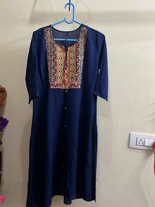 Elegant Embroidered Kurti