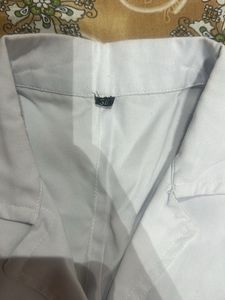 white lab coat