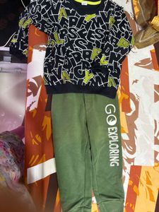 Boys Graphic Print Sweatshirt Combo