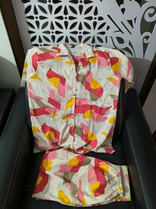 Floral Print Night Suit