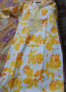 Madarwa Women Pure Cotton Kurta Pant Set