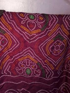 Elegant Green Bandhani Dupatta