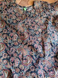 Navy Blue Kurti