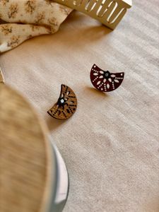 Reborn - Handmade Beaded Studs