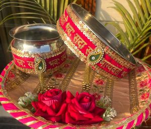 Decorated Pooja Thali Set