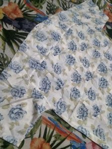 Floral Print Button-Down Shirt