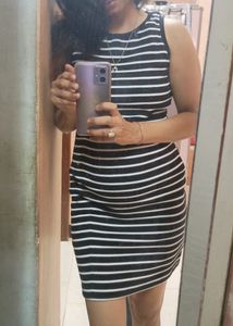 Striped Bodycon Dress