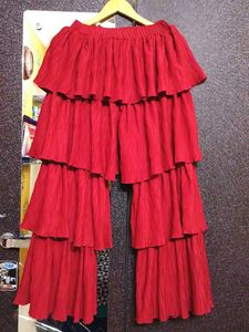 Tiered Palazzo Pants