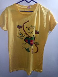 Yellow Graphic T-Shirt