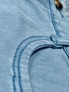Blue Wide Leg Jeans