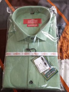 Pista Green Colour Shirt