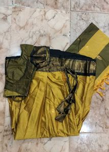 Elegant Mustard Yellow Lehanga Choli Set