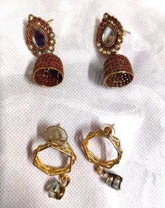 Combo of Stylish Earrings