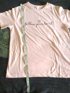 Pink &#39;Follow Your Heart&#39; Tee