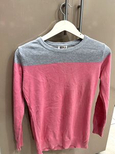 Color Block Pullover Sweater