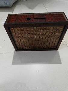 Savings Goal Piggy Bank Wooden Material