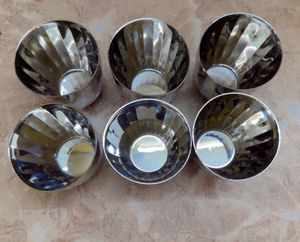 Steel Glasses (Set of 6)