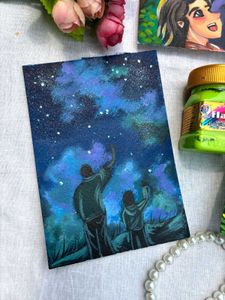 Mini Father Daughter Paintings