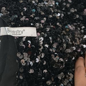 Black Sparkly Cocktail Dress