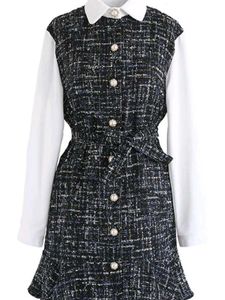 Chic Tweed Mini Dress
