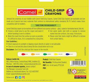 Camel Easy To Grip Crayons For Kids