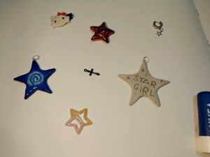 Clay Star Charms
