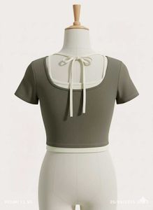 Olive Green Layered Look Top