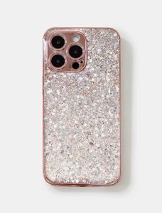 Rose gold Glitter iPhone 15 Pro Phone Cover/Case