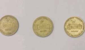 5 Rupees Rare Coins 3 Set With Different Mint