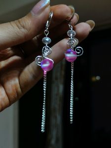 Aura Quartz Beads Earrings
