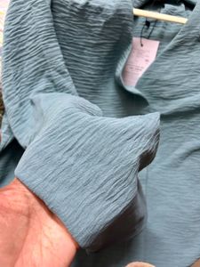 Sea green top