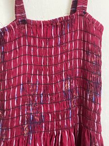 Red Striped Summer Dress