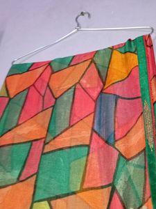 Multicolored Saree
