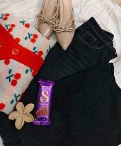 Savana Blackish High Waist Jeans