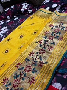 Yellow Saree With Blouse