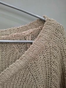 Beige Knit Sweater