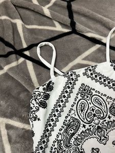 Paisley Print Tank Top