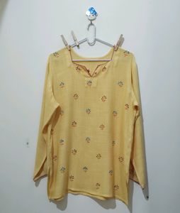 Favorite Shop Yellow Tunic Top