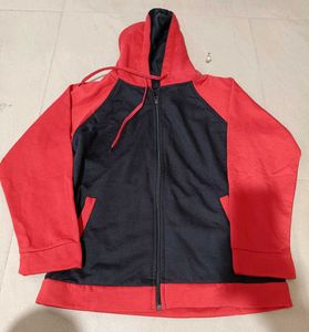Stylish Two Tone Hoodie, L Size