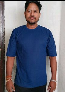 👕Premium Navy Blue Half Sleeve T-Shirt for Men👍