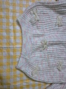 Cute Bow Pink Sweater