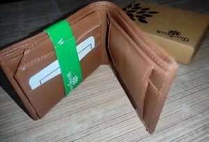WOODLAND Men Brown Genuine Leather Wallet